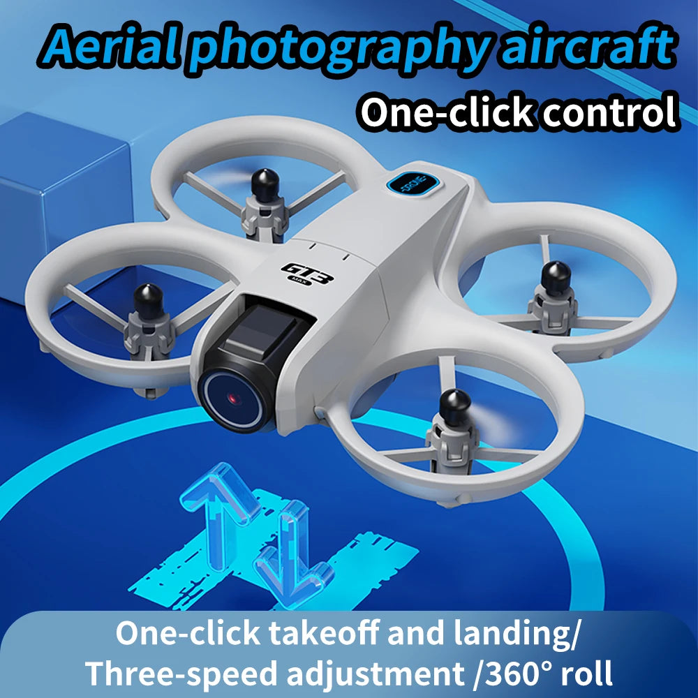 NEW GT3 Mini With LED Foldable Drones GPS 4K/8K HD Dual Cameras Brushless Motor Obstacle Avoidance RC FPV Quadcopters Toys Gifts