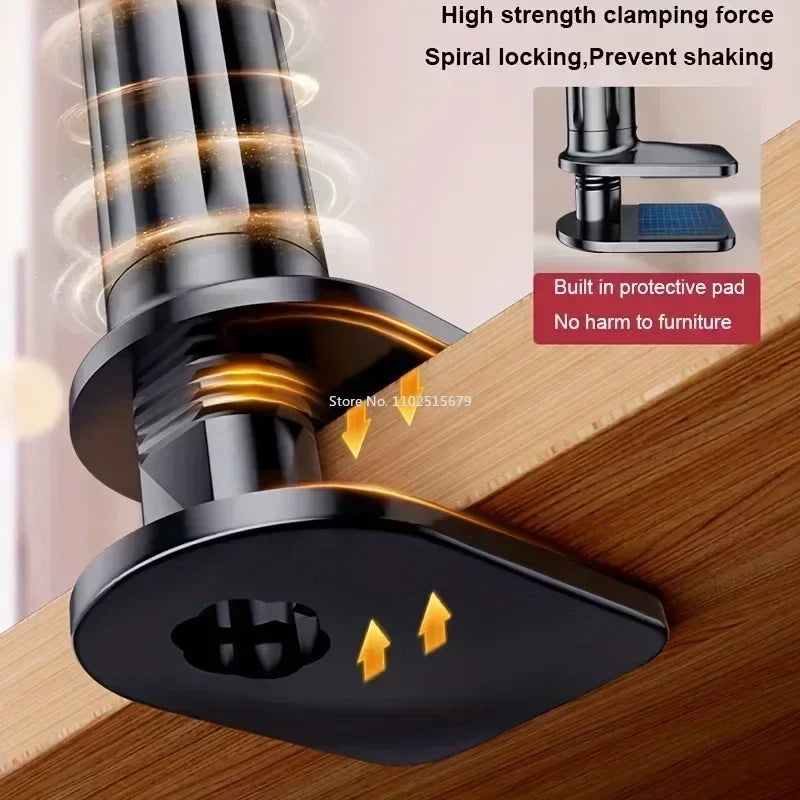 Descubre el soporte flexible IONNET para celulares y tablets, ideal para usar en la cama, escritorio, mesa o sofá. Su diseño ajustable y portátil permite sostener smartphones y tablets de forma segura y cómoda, perfecto p