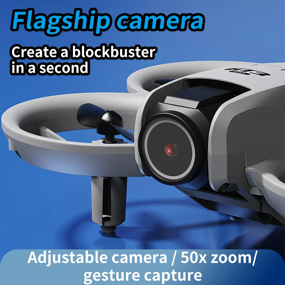 NEW GT3 Mini With LED Foldable Drones GPS 4K/8K HD Dual Cameras Brushless Motor Obstacle Avoidance RC FPV Quadcopters Toys Gifts